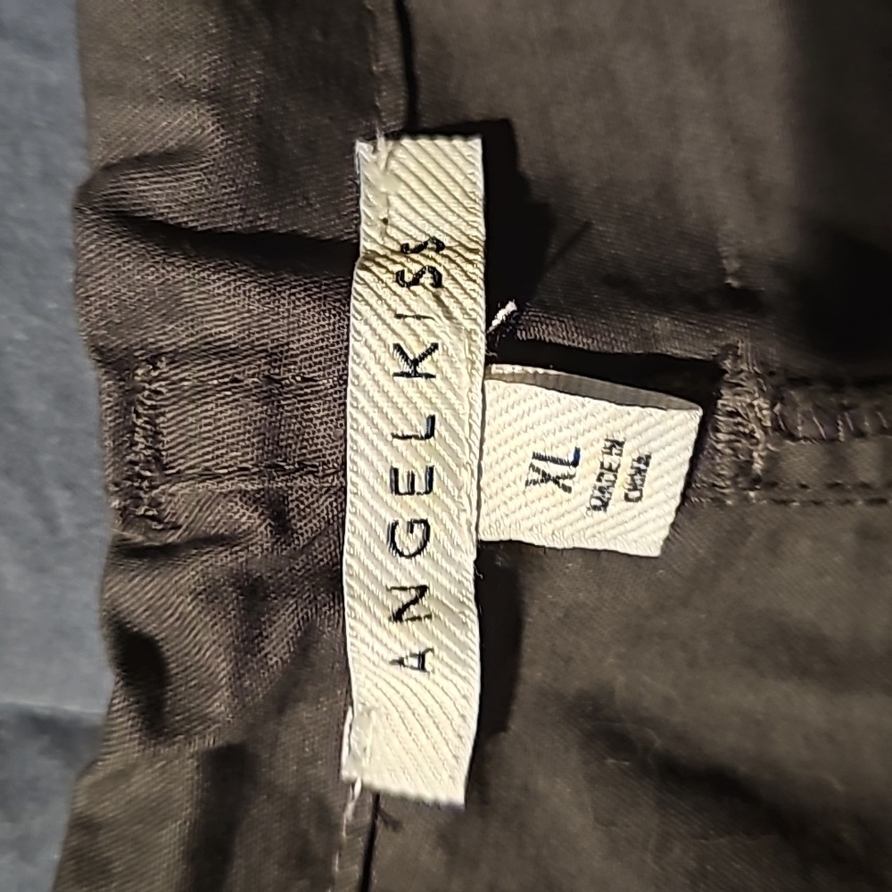 Gray Wide Leg Cargo Pants - Picture 3 of 4